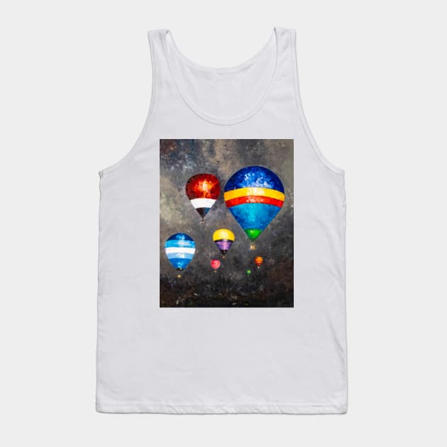 Balloon flight Tank Top by NataliaShchip